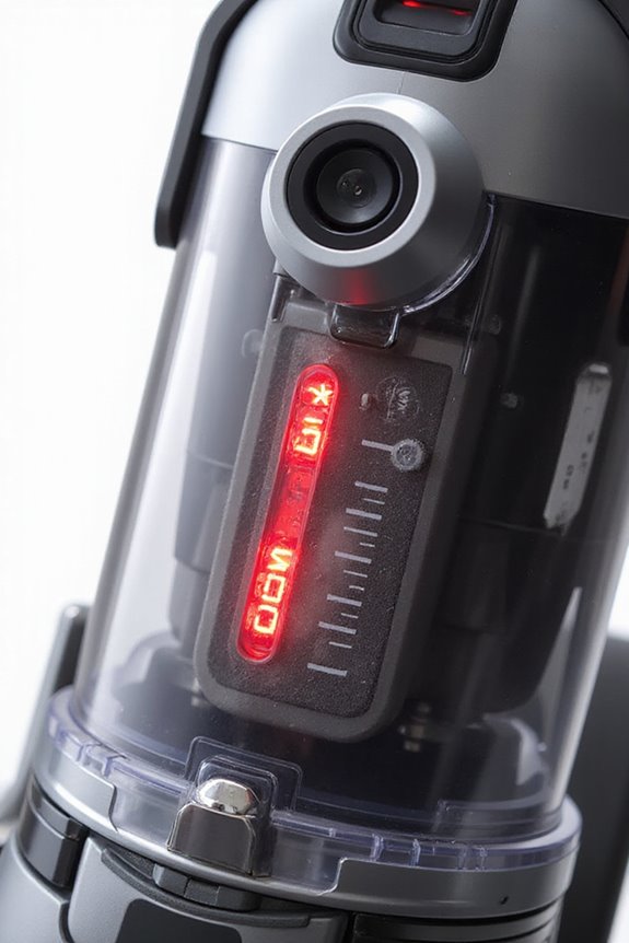 bag change indicator functionality