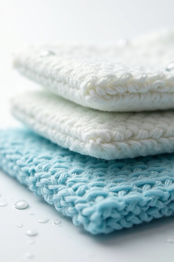 cleaning efficiency through materials