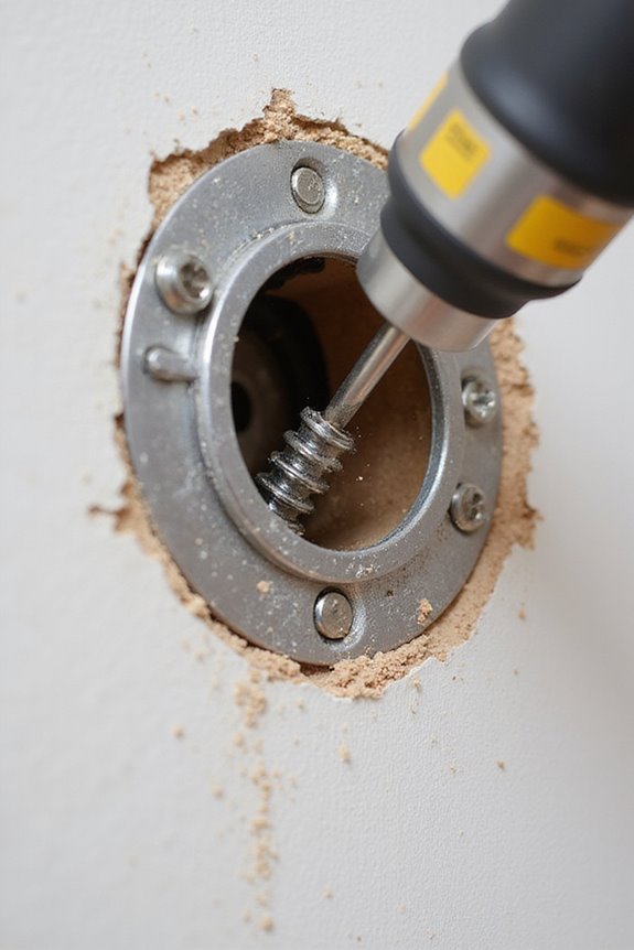 inlet installation drilling process