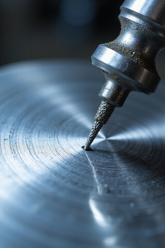 optimal rpm for burnishing