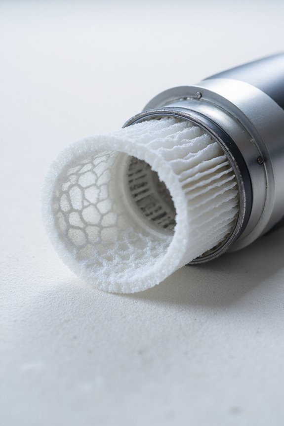 powerful suction and filtration